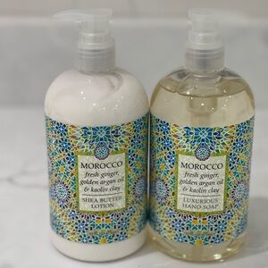 Greenwich Bay Trading Company Luxurious Hand Soap and Shea Butter Lotion Set.